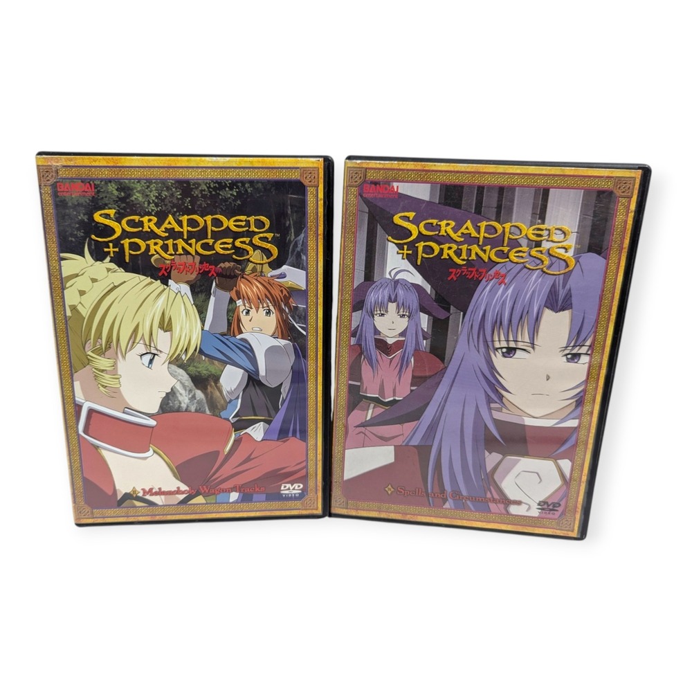 Scrapped Princess DVD Lot Vol 2 & 4 Melancholy Wagon Tracks Spells Circumstances